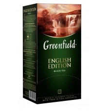 Чай Greenfield English Edition, черный в пакетиках, 25 шт.
