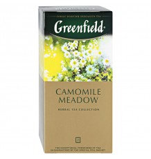 Чайный напиток Greenfield Camomile Meadow, травяной в пакетиках, 25 шт.