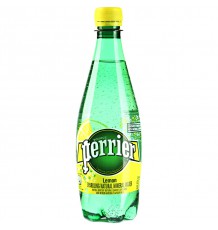 Минеральная вода Perrier газированная со вкусом лимона, ПЭТ, 0,5 л