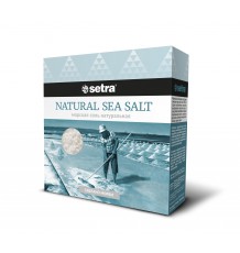 Соль Setra морская натуральная среднего помола, 500 г