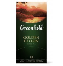 Чай Greenfield Golden Ceylon, черный в пакетиках, 25 шт.