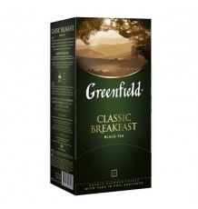 Чай Greenfield Classic Breakfast, черный в пакетиках, 25 шт.