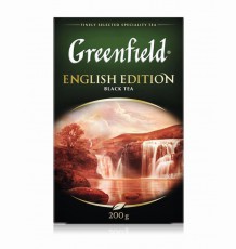Чай Greenfield English Edition, черный крупнолистовой, 200 г