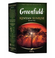 Чай Greenfield Kenyan Sunrise, черный листовой, 100 г