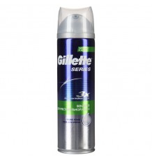 Пена для бритья Gillette Sensitive Skin (для чувствительной кожи) с алоэ, 250 мл