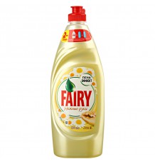 Fairy Средство для мытья посуды Нежные руки Ромашка и витамин Е, 650 мл
