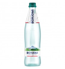 Минеральная вода Borjomi газированная, стекло, 0,5 л