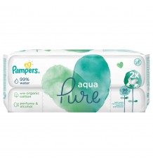 Влажные Салфетки Pampers Aqua Pure, 96 шт