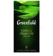 Чай Greenfield Flying Dragon, зеленый в пакетиках, 25 шт.