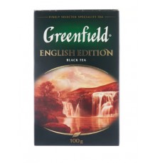 Чай Greenfield English Edition, черный крупнолистовой, 100 г