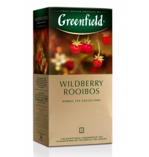 Чай Greenfield Wildberry Rooibos, в пакетиках, 25 шт.