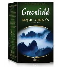 Чай Greenfield Magic Yunnan, черный крупнолистовой, 200 г