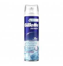 Пена для бритья Gillette Sensitive Skin (для чувствительной кожи) с эффектом охлаждения, 250 мл