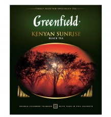 Чай Greenfield Kenyan Sunrise, черный в пакетиках, 100 шт.