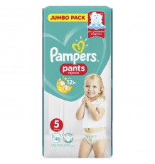 Подгузники - трусики Pampers Pants для мальчиков и девочек Junior (12-17 кг), 48 шт.