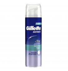 Пена для бритья Gillette TGS Protection (Защита) с миндальным маслом, 250 мл