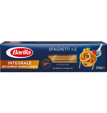 Паста Barilla Integrale Spaghetti n.5 цельнозерновые, 450 г