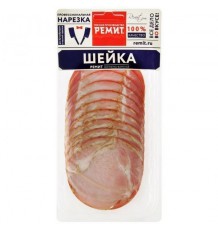 Ремит Шейка свиная копчено - вареная, нарезка, 150 г
