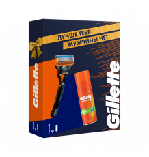 Gillette Подарочный Набор для Мужчин (Бритва+1 касс.+Гель д/б 75 мл)