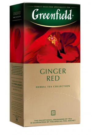 Чайный напиток Greenfield Ginger Red, в пакетиках, 25 шт.