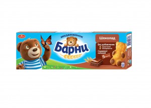 Пирожное Медвежонок Барни с шоколадом, 150 г