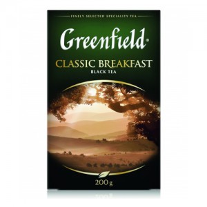 Чай Greenfield Classic Breakfast, черный крупнолистовой, 200 г