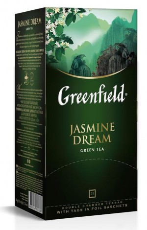 Чай Greenfield Jasmine Dream, зеленый в пакетиках, 25 шт.