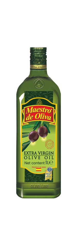 Масло Оливковое Extra Virgin Maestro de Oliva, стекло, 1 л