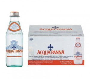 Минеральная вода Acqua Panna негазированная, стекло, 0,25 л х 24 шт