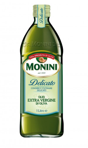 Масло Monini Delicato Extra Virgin Оливковое, стекло, 1 л
