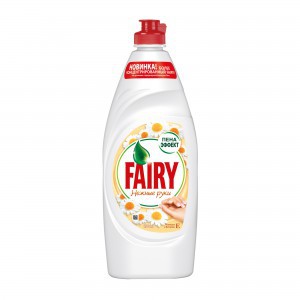Fairy Средство для мытья посуды Нежные руки Ромашка и витамин Е, 900 мл