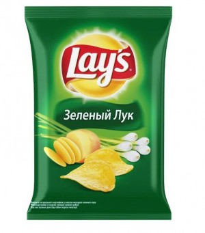 Чипсы Lay's картофельные Зеленый лук, 150 г