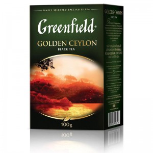 Чай Greenfield Golden Ceylon, черный крупнолистовой, 100 г