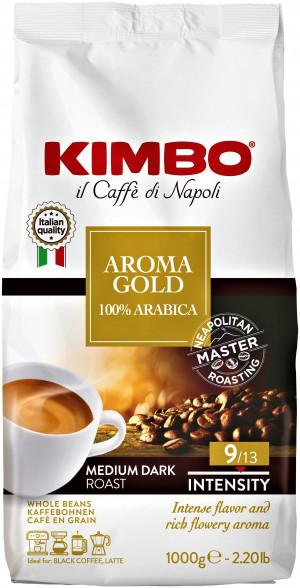 Кофе в зернах Kimbo Aroma Gold Arabica, 1 кг