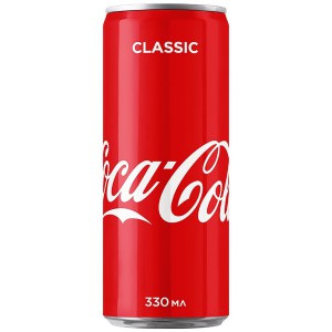 Газированный напиток Coca-Cola Classic, ж/б, 0,33 л