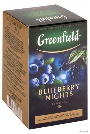 Чай Greenfield Blueberry Nights Черный Листовой, 100 г