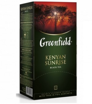 Чай Greenfield Kenyan Sunrise, черный в пакетиках, 25 шт.