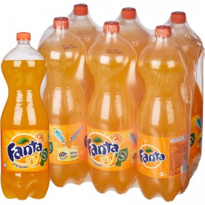 Газированный напиток Fanta, 2 л х 6 шт.